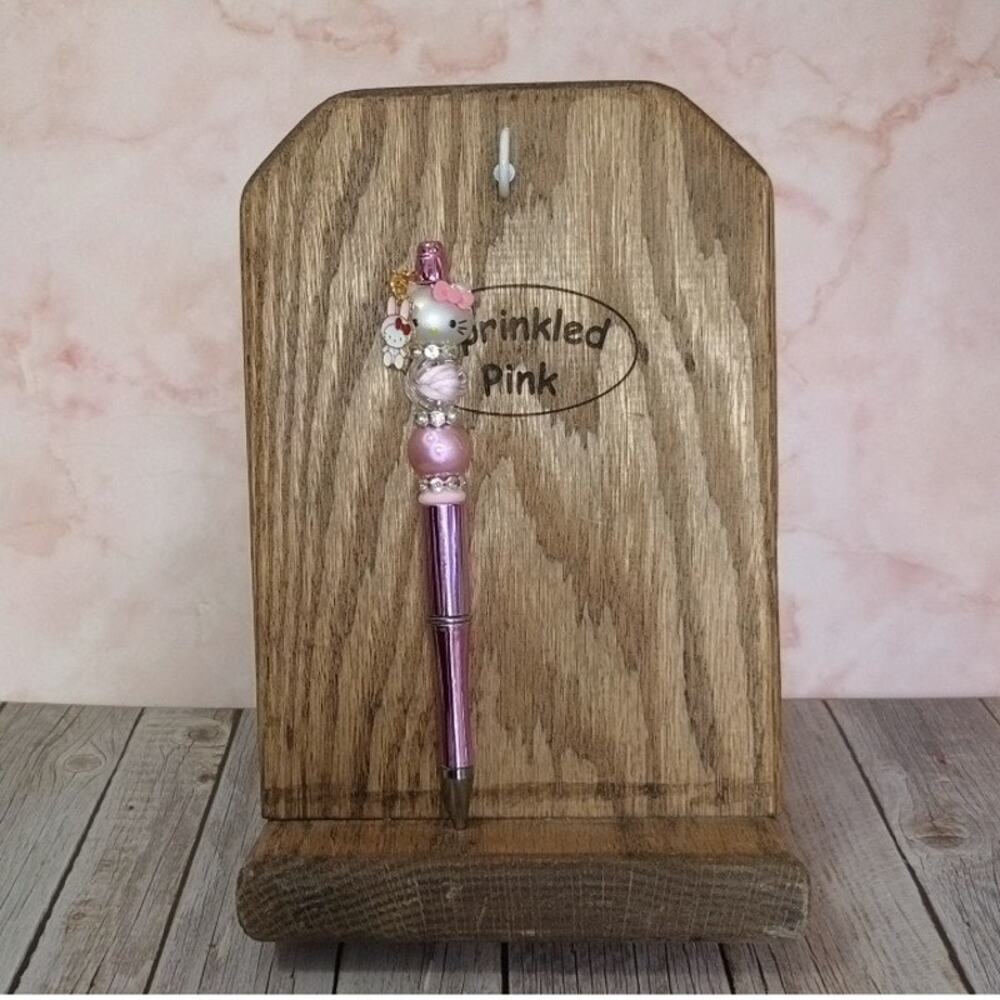 #HK-862 Handmade Beaded Pen Hello Kitty